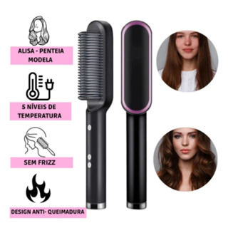 Escova Alisadora Bivolt 5 em 1 Bilvolt