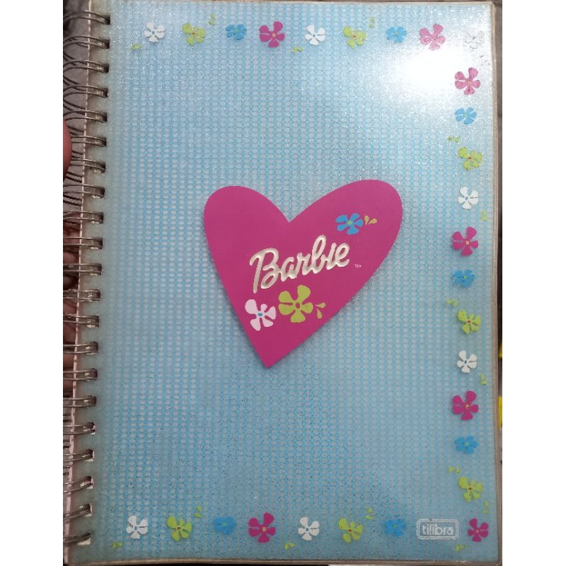 Caderno Barbie Mattel antigo vintage anos 2000 raro - 10 matérias ...