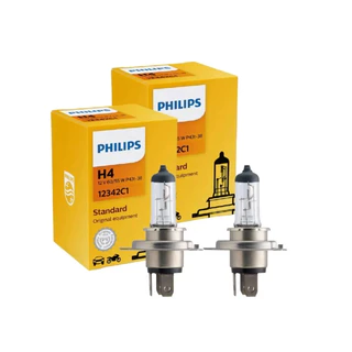 Par De Lâmpada Philips H4 Std 12v 60/55w 12342c1