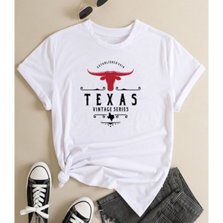 CAMISETA FEMININA COUNTRY TEXAS RODEIO T-SHIRT MANGA CURTA