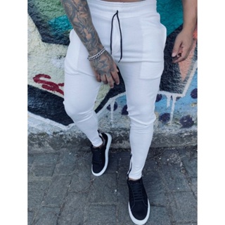 Calça masculina no meio best sale da canela