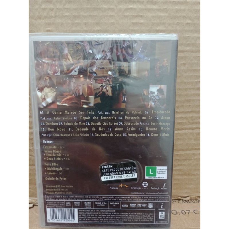 DVD IVAN LINS- SAUDADES DE CASA (ORIGINAL/LACRADO) | Shopee Brasil 