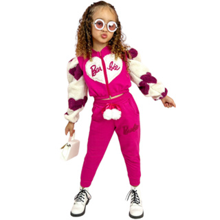 Conjunto De Menina Barbie Roupa de Frio Moda Inverno - AnimezCore