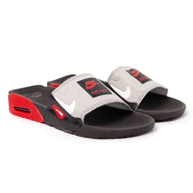Chinelo Air Max 90 NK Slide Masculino Oferta Tamanhos Especiais 44 ...