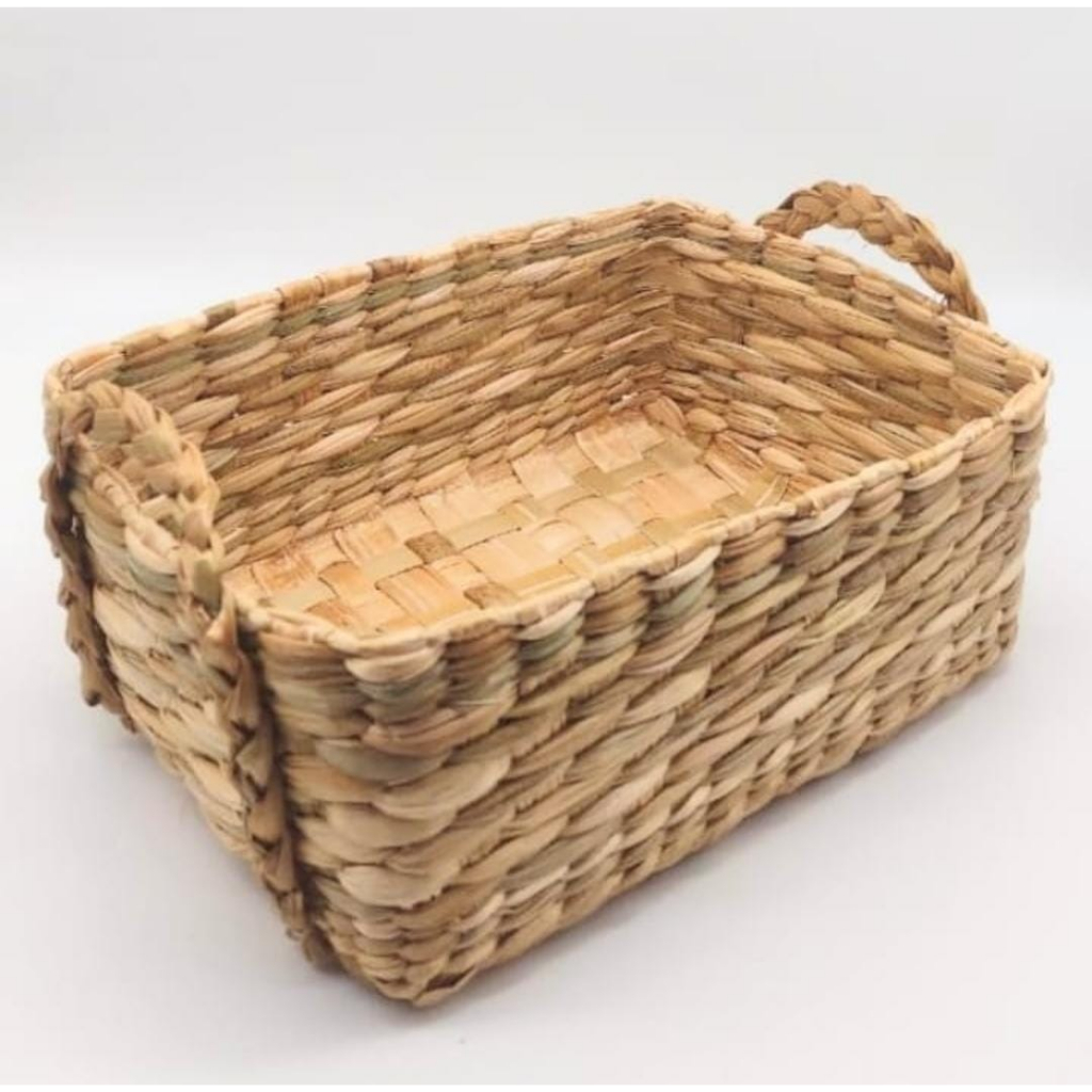 4 Cestas de Palha luxo P 28x20x12