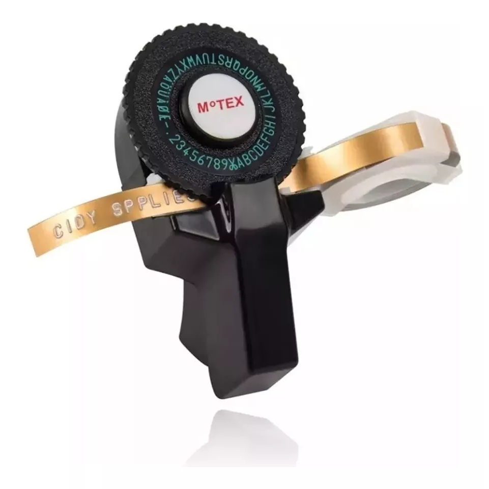 Rotulador Manual Tex Preto Rotuladora Etiquetadora E101