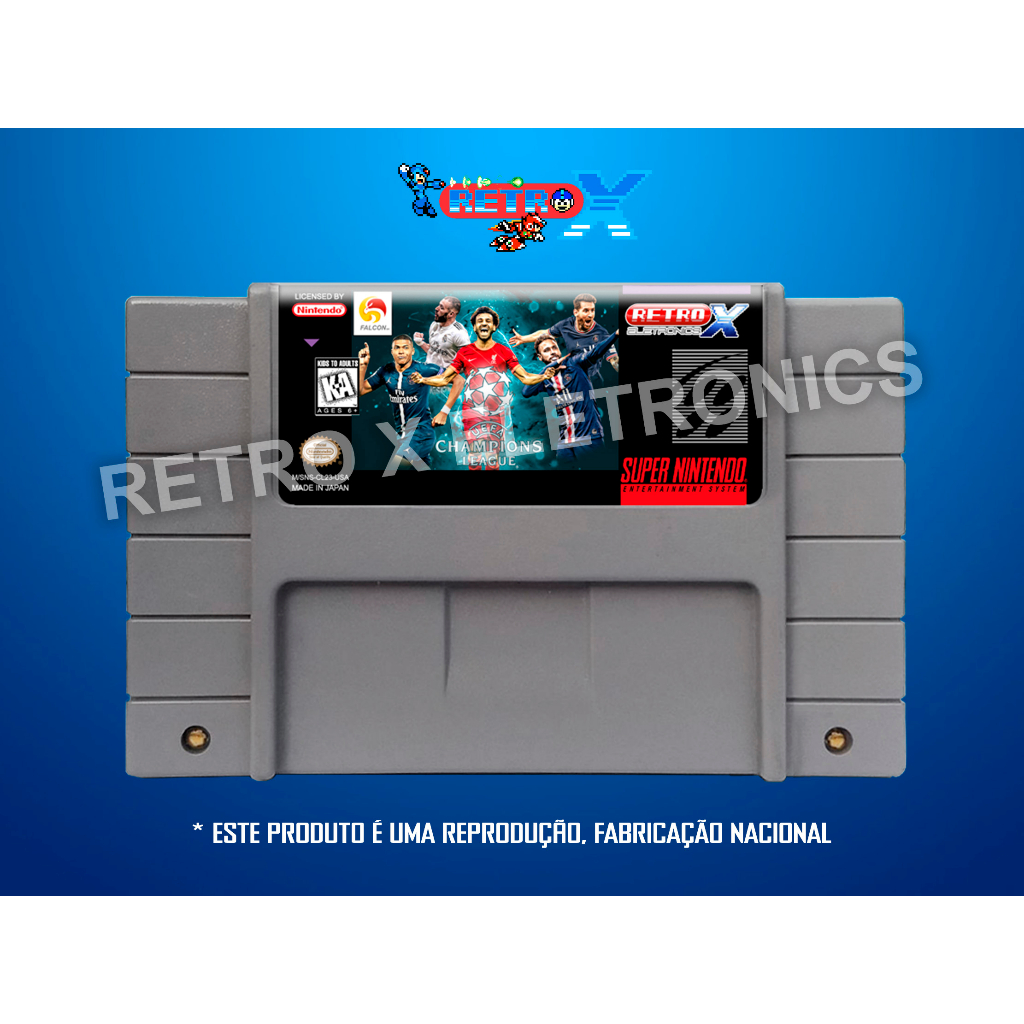UEFA CHAMPIONS LEAGUE - SNES cartucho