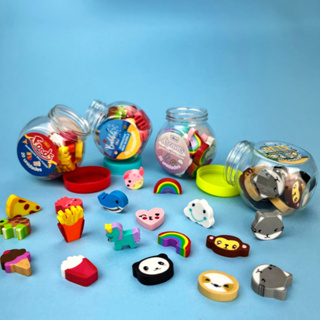 Mini Borracha Fofa TILIBRA Pote com 20 Unids - Unidade/Kit - Escolha o Modelo