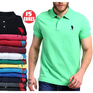 Camisa Gola Polo Masculino Bordado