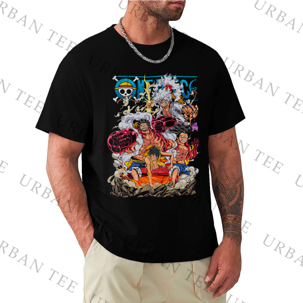 Camiseta One Piece Luffy Gear 5 Unissex Camisa Anime