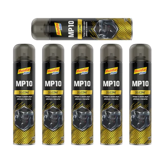 6 Unidades Silicone Spray Limpa Painel Carro Moto Automotivo Multiuso 300ml