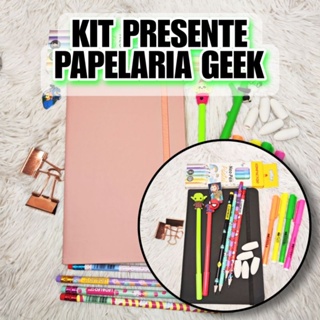 Material Escolar Kit presente 20 ITENS papelaria Nerd Geek