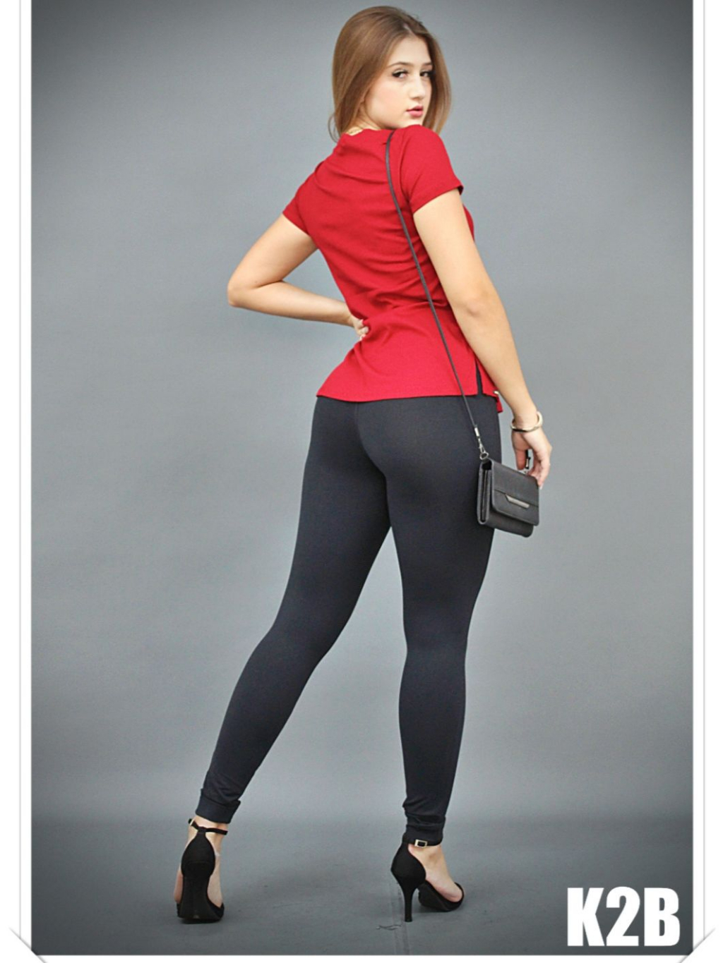 Calca legging fashion k2b cintura alta