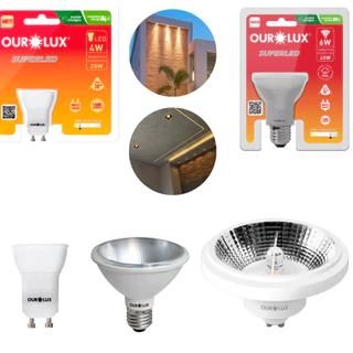 Lâmpada led Dicroica, Mr11, AR111, PAR 20, PAR30, PAR38 OUROLUX