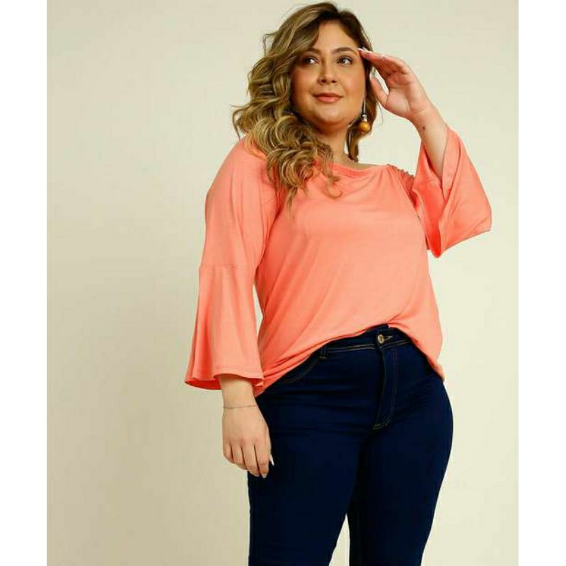 Blusa plus fashion size marisa