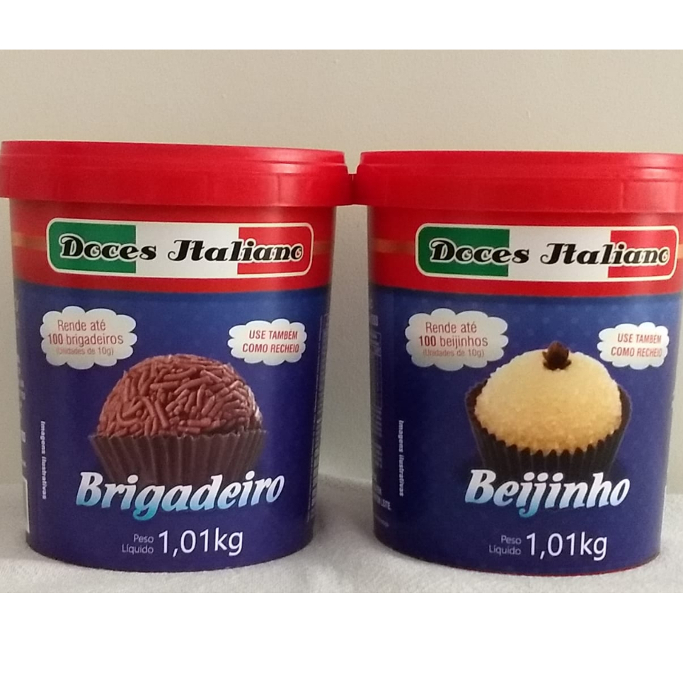 Brigadeiro E Beijinho De Pote Prontos Para Enrolar Potes De Kg Shopee Brasil