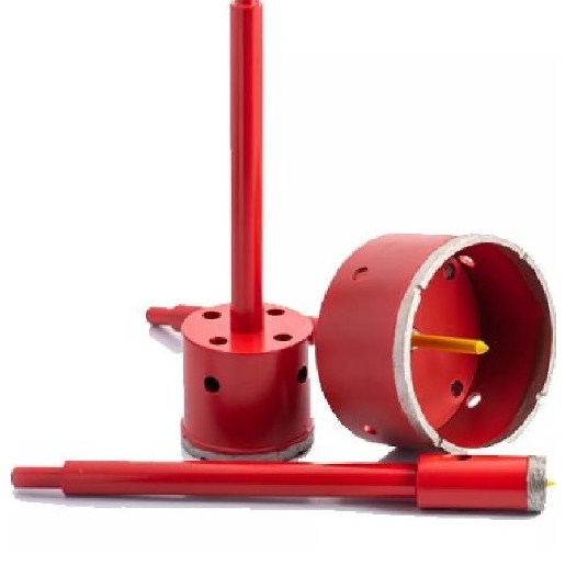 Serra Copo Diamantada Perfurar Porcelanato Parede Piso Concreto Cerâmica Alvenaria (ESCOLHA O DIÂMETRO)