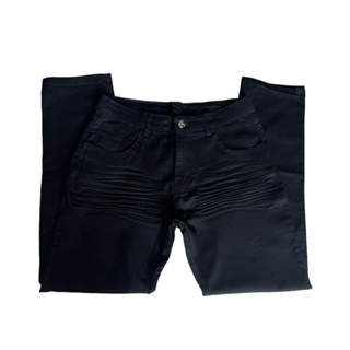 Calça Jeans Masculina Básica Tradicional Com Elastano Preto