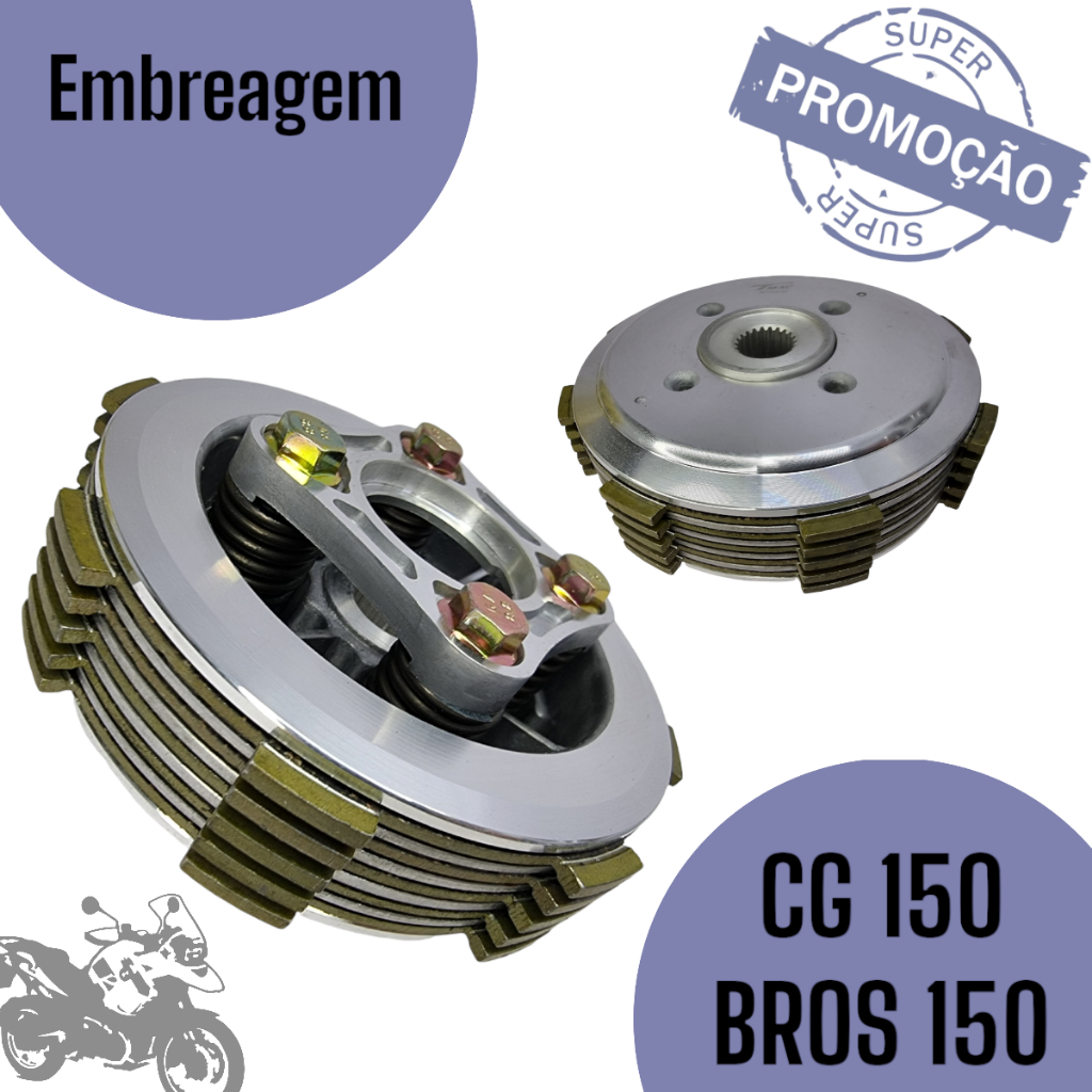 Embreagem Do Grau Honda Titan 160 Bros 160 High Performance