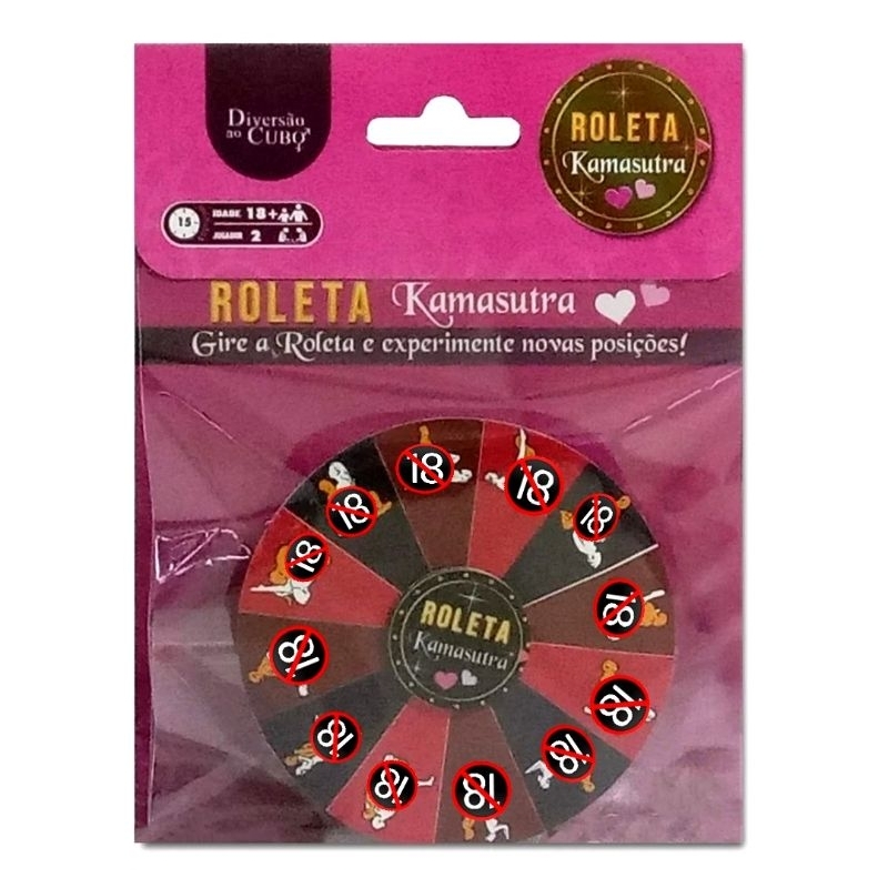 Jogo De Roleta Picante Kama Sutra Desafios Namorados Casais - R$ 56,1