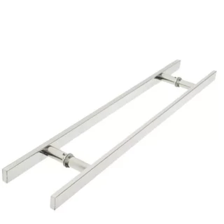 Puxador Barra Chata 100 Cm Em Alumínio p/ porta de madeira ou vidro