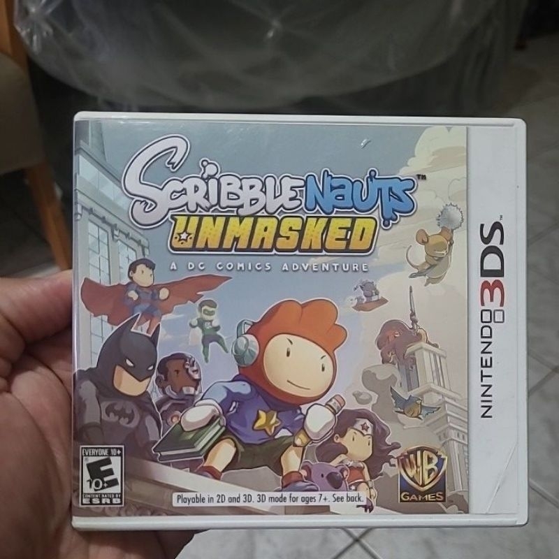 SCRIBBLENAUTS UNMASKED - Nintendo 3ds | Shopee Brasil