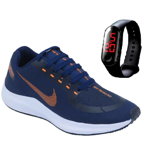 Tênis Masculino + Relógio Esportivo De Corrida-Treino Lançamento Envio Imediato