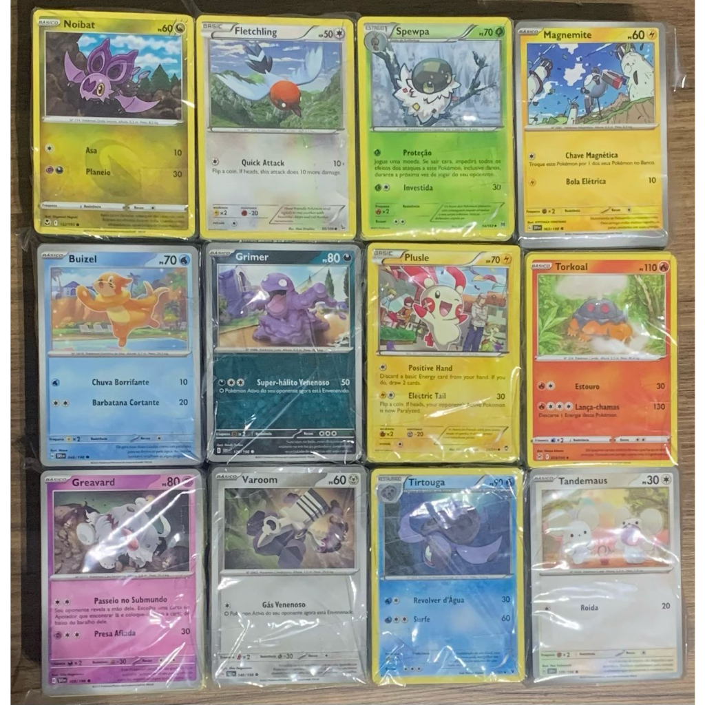 Lote Pack Pokémon Cartas Reverse Foil Sem repetidas, Magalu Empresas