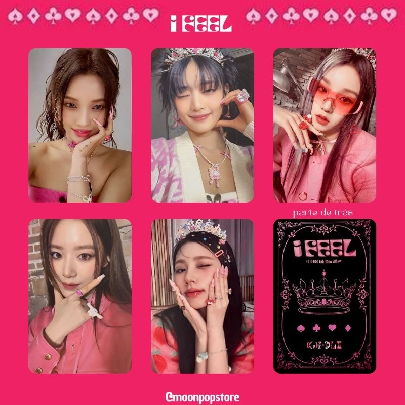 Photocard Kpop (G)idle I feel/Queencard - VALOR POR UNIDADE