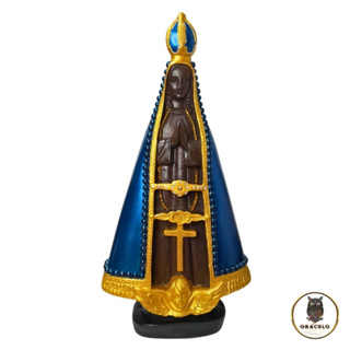 Imagem Nossa Senhora Aparecida | Escultura Gesso | Artesanato