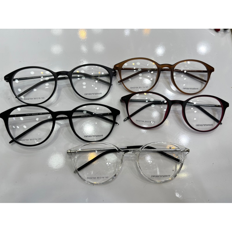 Óculos armação masculino Ea3215 sem grau acetato modelo novo