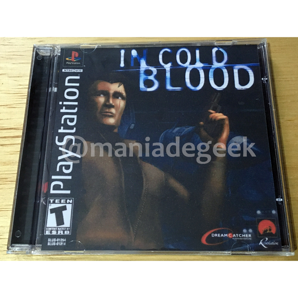 Jogo In Cold Blood de Play 1 PsOne | Shopee Brasil