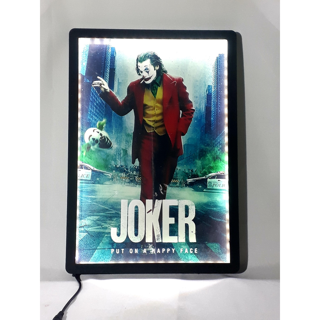 Quadro Decorativo Coringa Joker Cinema Filmes Moldura G01 - Vital