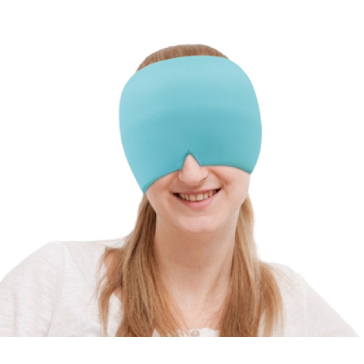 HDBR Terapia Fria De Cabeça Tampa De Alívio Da Dor De Gelo Flexível Compressão Chapéu Migraine