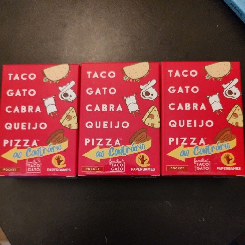 Jogo Taco Gato Cabra Queijo Pizza: Ao Contrário (Família Taco Gato)