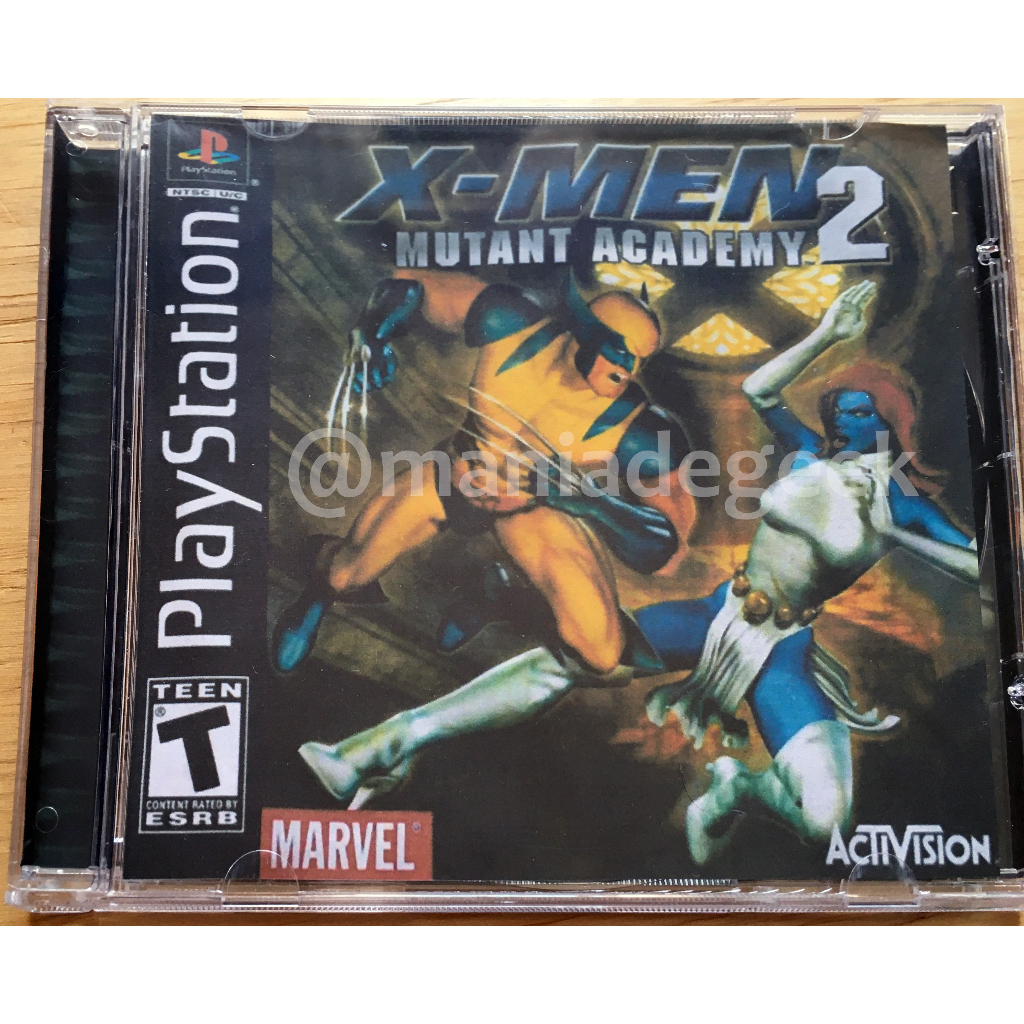 Jogo X-Men Mutant Academy 2 de Play 1 PsOne | Shopee Brasil