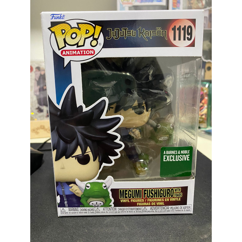 Funko Pop! Megumi Fushiguro (with Toads) Barnes And Nobles - #1119 ...