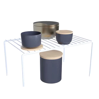 Organizador Prateleira Armário Cozinha Médio 32cm Aço