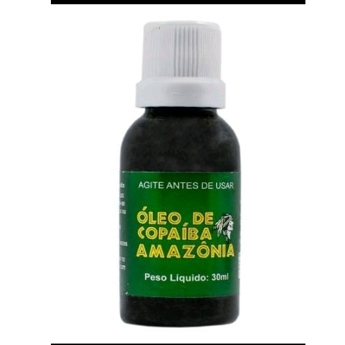 Óleo De Copaíba Da Amazônia 100% Natural 30ml uso interno e externo