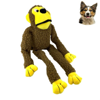 Brinquedo Macaco Pelúcia Kelev Jambo Tam G Para Cães Cor Marrom Desenho  Macaco Kelev