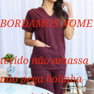 Scrub - Camisa Cirúrgica - Nome Bordado