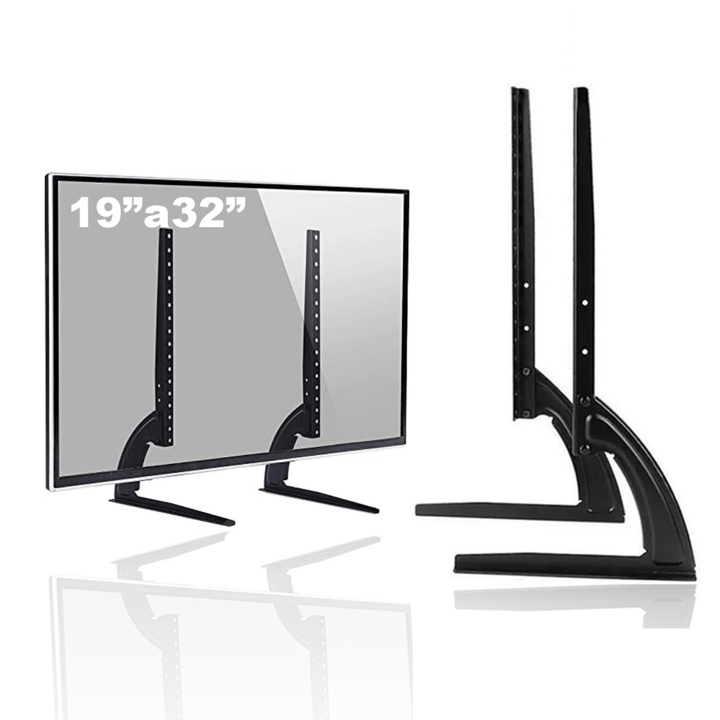 Suporte Universal Fixo Base Pé Para Tv Monitores De 19" a 32" / 36" a 75"