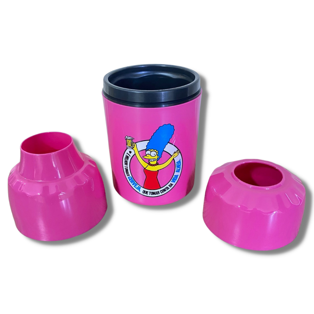 Monte Seu Kit Suporte Cerveja Os Simpsons Personagens 350ml