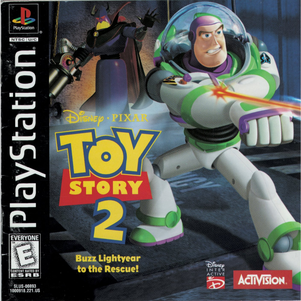 Toy Story 2 - PS1 midia preta