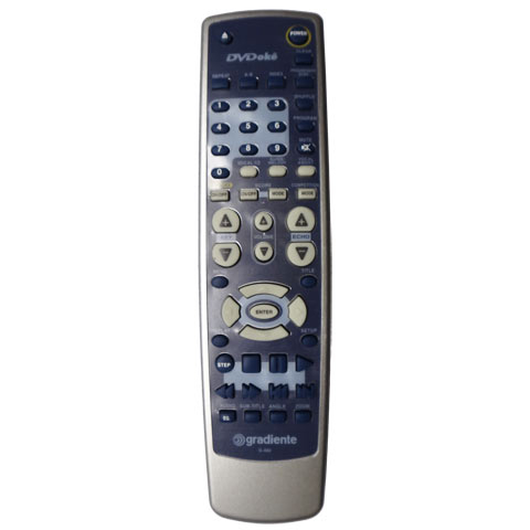 CONTROLE REMOTO NOVO ORIGINAL GRADIENTE VIDEOKÊ-G402-K40/3 | Shopee Brasil