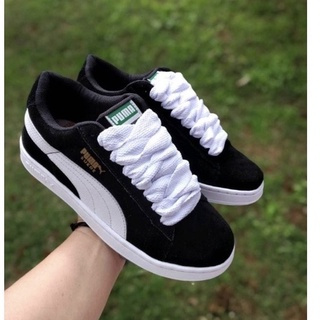 Cadarço branco best sale puma suede