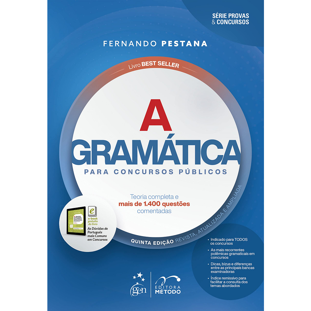 Gramatica Para Concursos Publicos (5ª Edição 2023) Metodo | Shopee Brasil