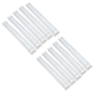 Kit 10 Luminária Led Slim 36w Bivolt Linear Sobrepor 1,20m Branco Frio Branco Quente ou Branco Neutro