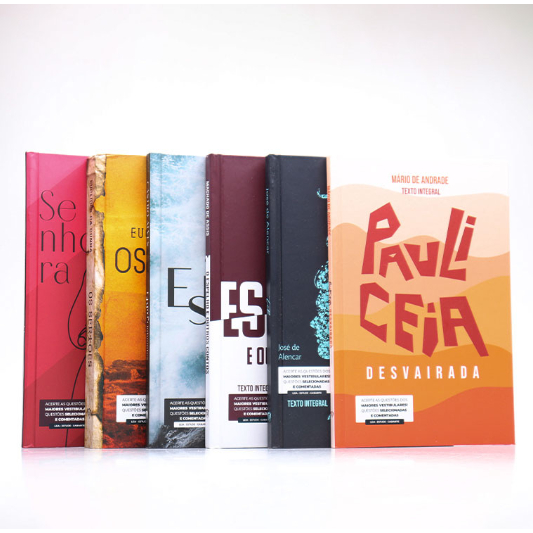 Kit 6 Livros | Capa Dura | Para Vestibular / Literatura Brasileira ...