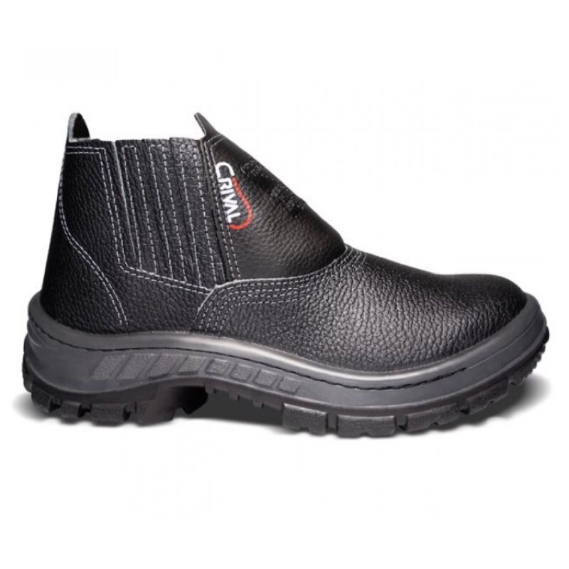 Bota Botina Crival De Segurança Couro Com Ca Para Trabalho | Shopee Brasil
